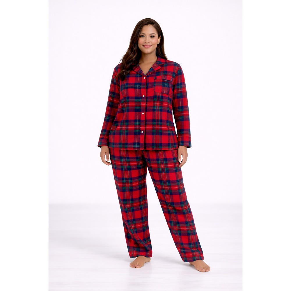 Vineyard Vines Red Plaid Pajama Womens Medium Martha's‎ Vineyard Tartan Flannel